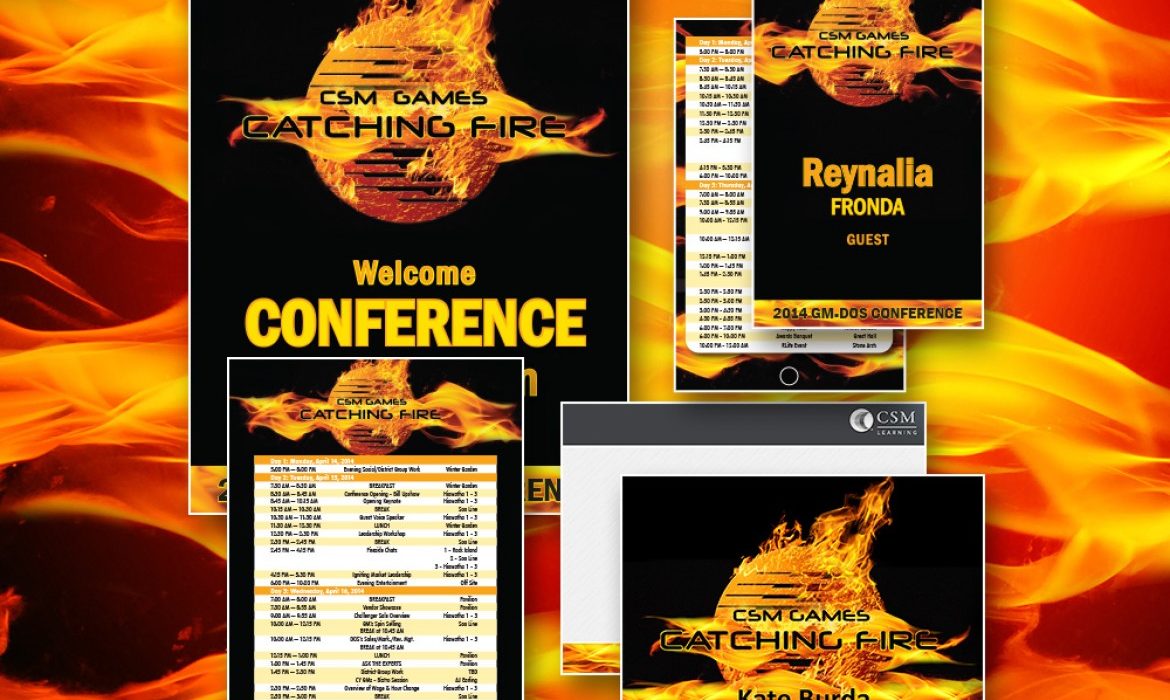 CSM Catching Fire Conference Branding