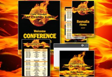 CSM Catching Fire Conference Branding