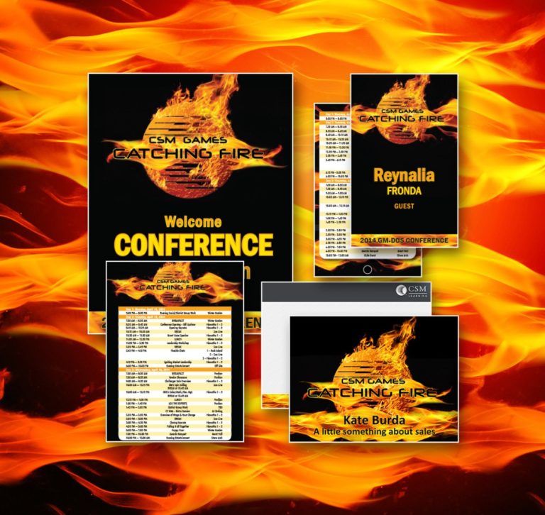 CSM Catching Fire Conference Branding