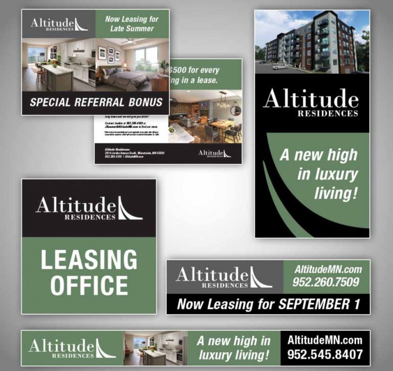 Altitude Residences Branding