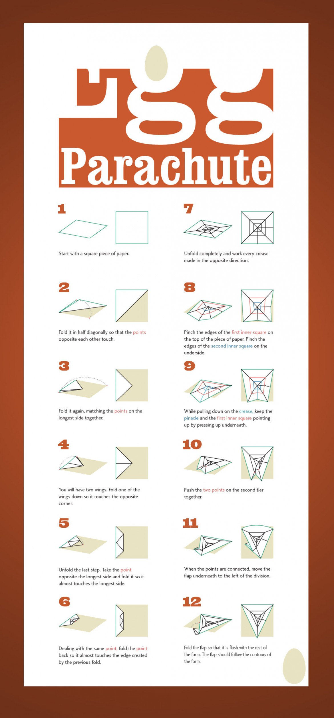 Egg Parachute Instructions